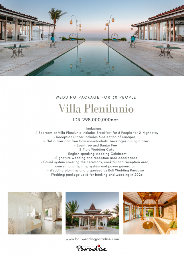 Villa Plenilunio 30Pax IDR298.000K